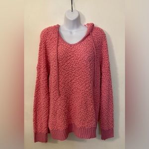 Judith March pink fuzzy hoodie
